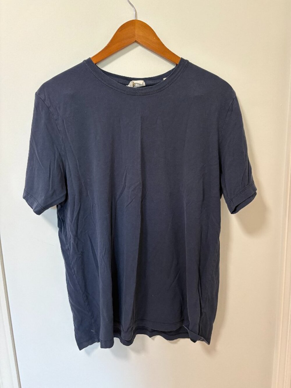 Kotn T-shirt Mens L Crewneck T Short Sleeve Navy Blue Neutral Basic